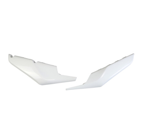 Plaques latérales inférieures UFO blanches Husqvarna TC / FC 125 à 450 (2019–2022)