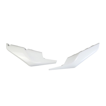 Plaques latérales inférieures UFO blanches Husqvarna TC / FC 125 à 450 (2019–2022)