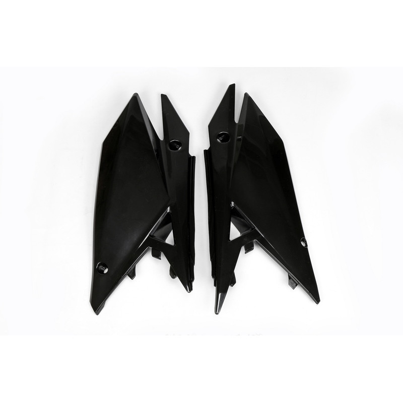Plaques latérales UFO noires pour Suzuki RM-Z 250 / 450