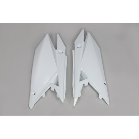 Plaques latérales UFO blanches pour Suzuki RM-Z 250 / 450