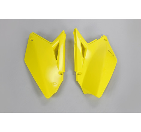 Plaques latérales UFO jaunes pour Suzuki RM-Z 250 (2007–2009)