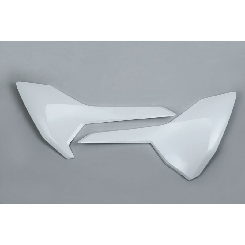 Plaques latérales UFO blanches pour Husqvarna TC 85 (2018–2024)
