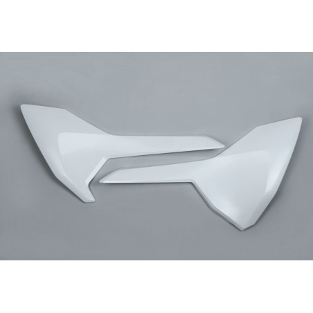 Plaques latérales UFO blanches pour Husqvarna TC 85 (2018–2024)