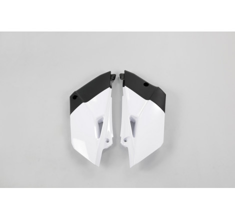 Plaques latérales UFO blanches pour Yamaha YZ 85 (2015–2021)