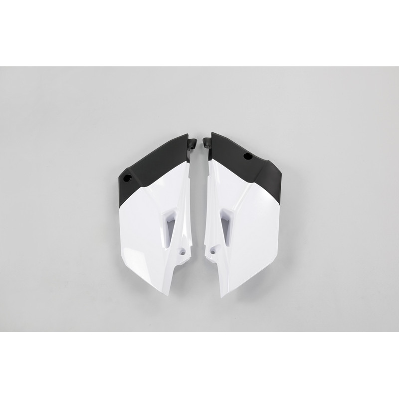 Plaques latérales UFO blanches pour Yamaha YZ 85 (2015–2021)