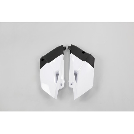 Plaques latérales UFO blanches pour Yamaha YZ 85 (2015–2021)