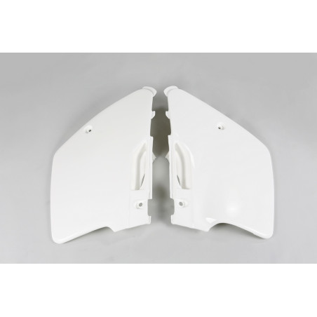Plaques latérales UFO blanches pour Kawasaki KX 125 / 250 (1994–1998)