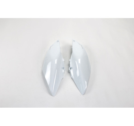 Plaques latérales UFO blanches pour Honda CRF 250 / 450