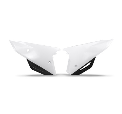 Plaques latérales UFO blanches pour Honda CRF 250 / 450