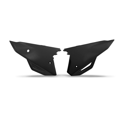 Plaques latérales UFO noires pour Honda CRF 250 / 450