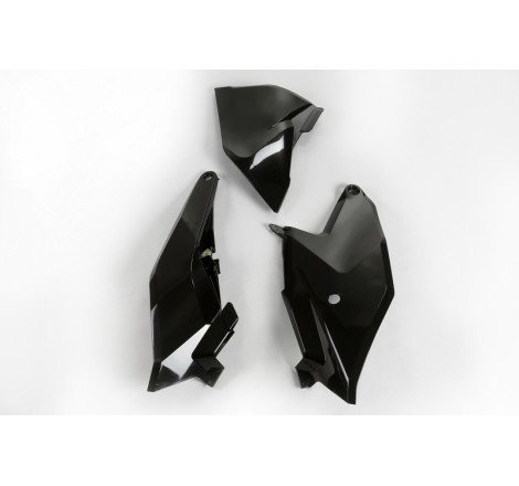Plaques latérales + cache boîte à air UFO noires pour KTM 85 SX (2018-2024)