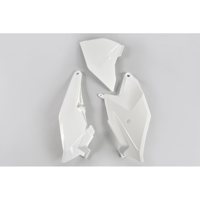 Plaques latérales + cache boîte à air UFO blanches pour KTM 85 SX (2018-2024)