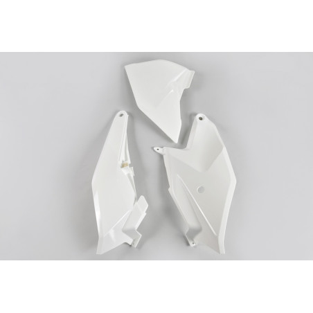 Plaques latérales + cache boîte à air UFO blanches pour KTM 85 SX (2018-2024)