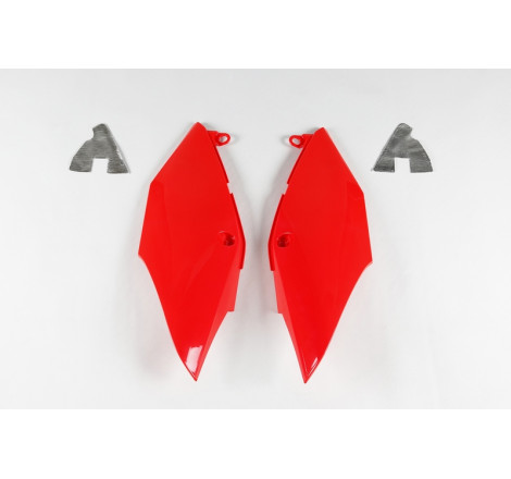 Plaques latérales UFO rouges pour Honda CRF 250 / 450