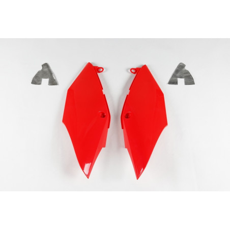 Plaques latérales UFO rouges pour Honda CRF 250 / 450