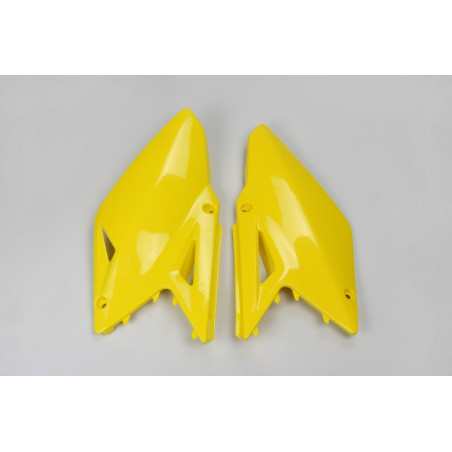 Plaques latérales UFO jaunes pour Suzuki RM-Z 450 (2008-2017)