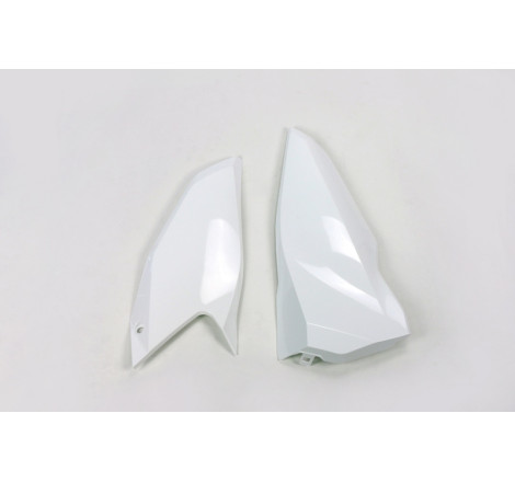 Plaques latérales UFO blanches pour Husqvarna TC / FC 125/250/350/450 (2014-2015)