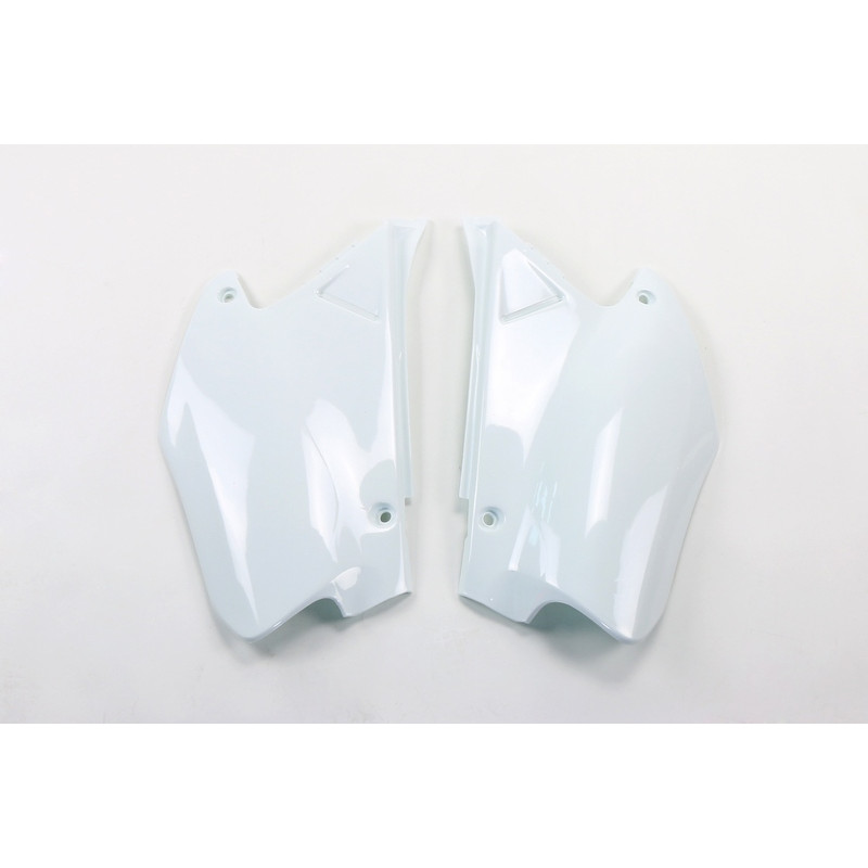 Plaques latérales UFO blanches pour Honda CR 125 / 250 (2000-2001)