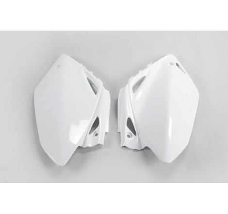 Plaques latérales UFO blanches pour Honda CRF 450 (2005-2006)