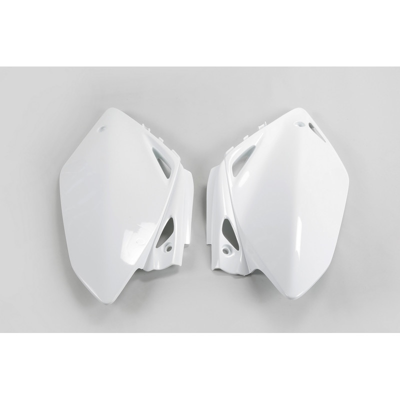 Plaques latérales UFO blanches pour Honda CRF 450 (2005-2006)