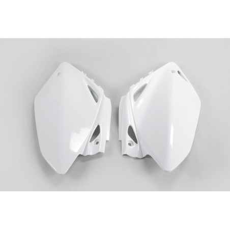 Plaques latérales UFO blanches pour Honda CRF 450 (2005-2006)