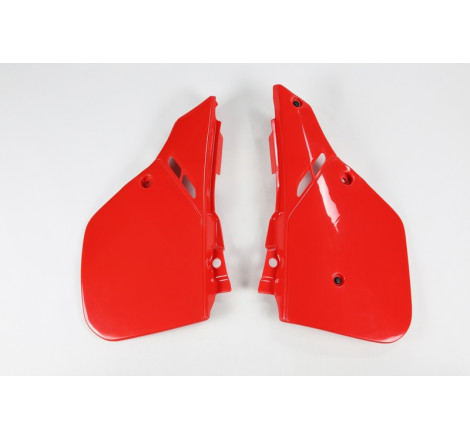 Plaques latérales UFO rouges pour Honda CR 125 / 250 / 500