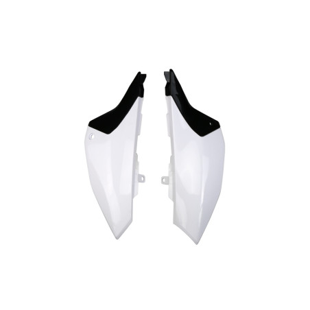 Plaques latérales UFO blanches pour Yamaha YZ 65 (2017-2025)