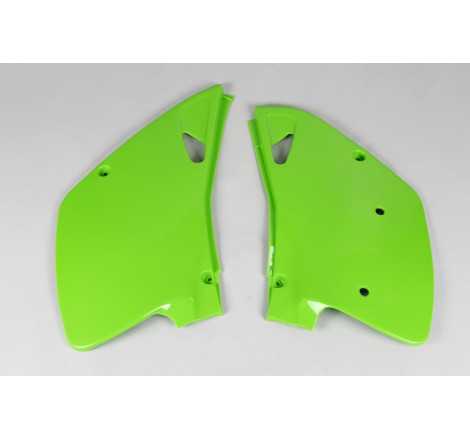 Plaques latérales UFO vertes pour Kawasaki KX 125 / 250 (1992-1993)