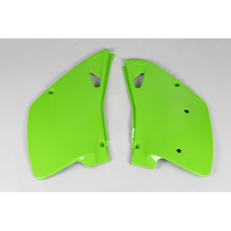 Plaques latérales UFO vertes pour Kawasaki KX 125 / 250 (1992-1993)