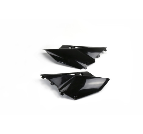 Plaques latérales UFO noires pour Yamaha YZ 125 / 250 (2014-2021)