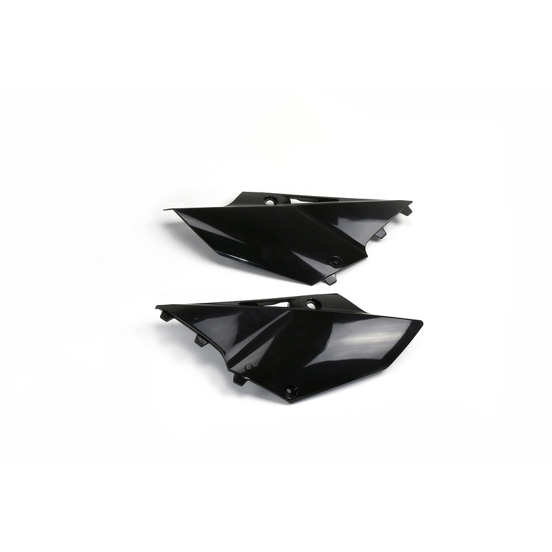 Plaques latérales UFO noires pour Yamaha YZ 125 / 250 (2014-2021)