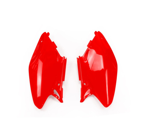 Plaques latérales UFO rouges pour Honda CR 125 / 250 (2002-2004)