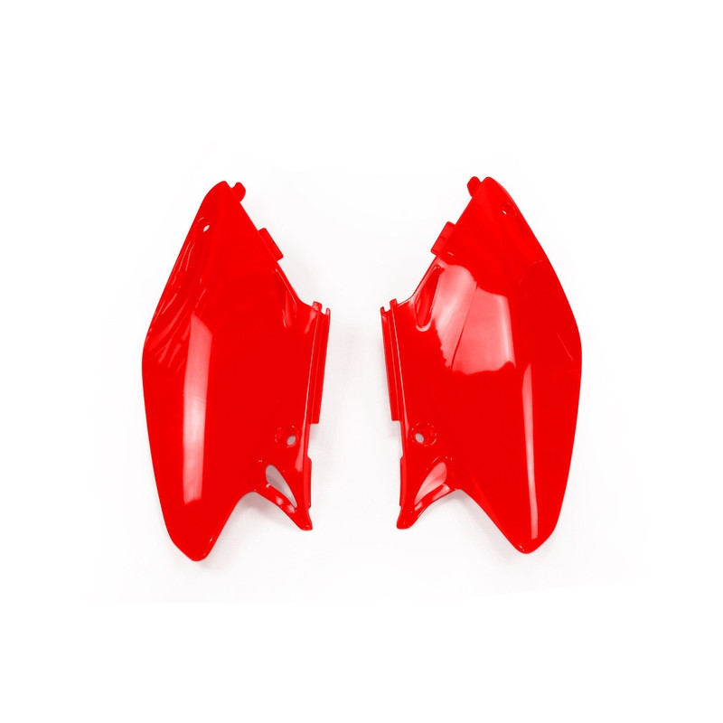 Plaques latérales UFO rouges pour Honda CR 125 / 250 (2002-2004)