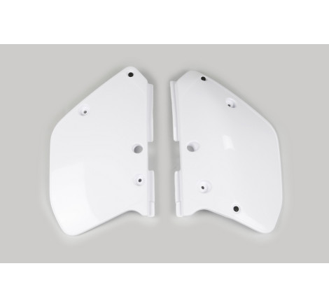 Plaques latérales UFO blanches pour Yamaha YZ 125 / 250 (1989-1990)