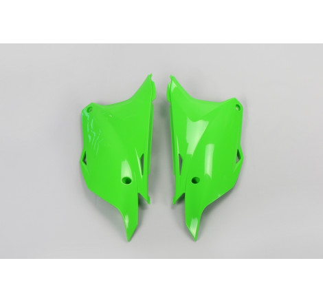 Plaques latérales UFO vertes pour Kawasaki KX 85 (2014-2021)