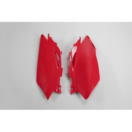 Plaques latérales UFO rouges pour Honda CRF 250 / 450