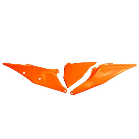Plaques latérales UFO orange pour KTM SX / SX-F 125/250/350/450 (2019-2022)
