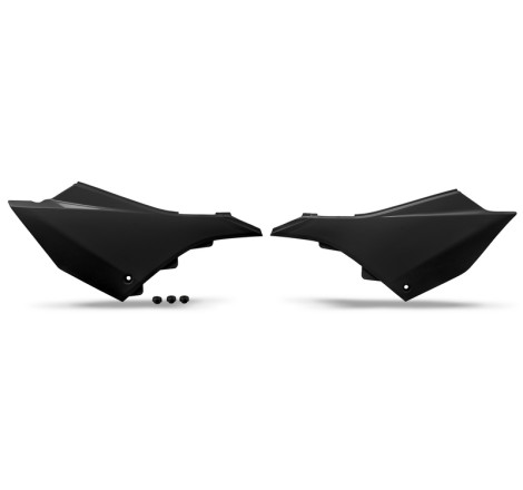 Plaques latérales UFO noires pour Yamaha YZ 125 / 250 (2022-2025)