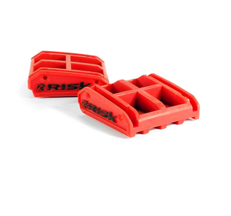 Caoutchouc de remplacement RISK RACING Lock-n-Load rouge