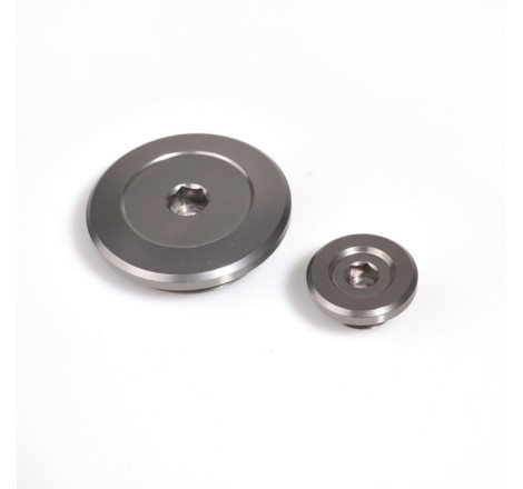 Jeu de bouchons de distribution de moteur RFX Pro (Gris minéral) - Pour Yamaha YZF25/YZF450