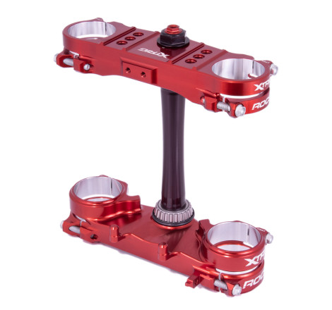 Té de fourche XTRIG ROCS Pro Offset 20-22 mm - rouge Honda CRF250R/450R