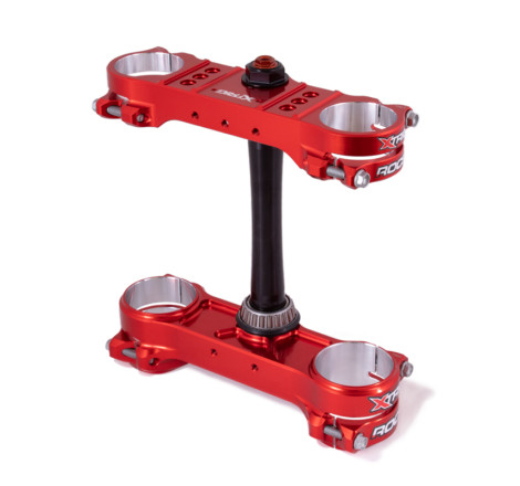 Té de fourche XTRIG ROCS Pro Offset 20-22 mm - rouge Gas Gas MC/MC-f 125/250/350/450 2021 à 2023