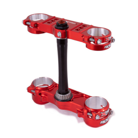 Té de fourche XTRIG ROCS Pro Offset 20-22 mm - rouge Gas Gas MC/MC-f 125/250/350/450 2021 à 2023