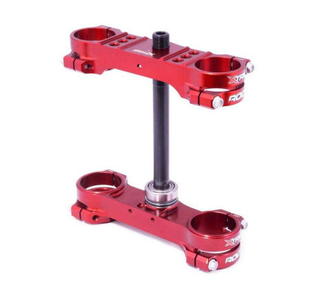 Té de fourche XTRIG ROCS Tech Offset 14mm PHDS rouge GasGas 85 MC 2021 à 2023