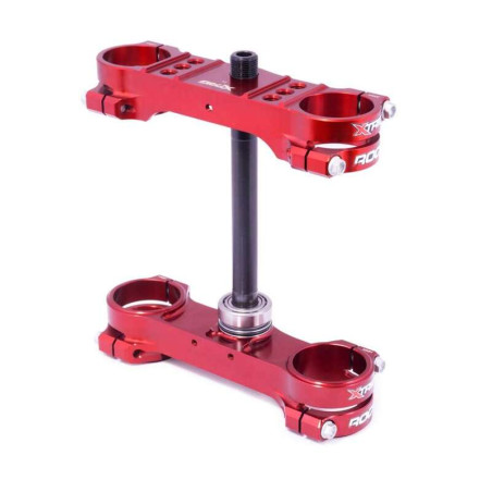 Té de fourche XTRIG ROCS Tech Offset 14mm PHDS rouge GasGas 85 MC 2021 à 2023