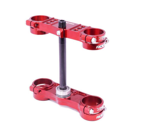 Té de fourche XTRIG ROCS Tech Offset 14mm PHDS rouge GasGas 85 MC 2021 à 2023
