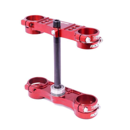 Té de fourche XTRIG ROCS Tech Offset 14mm PHDS rouge GasGas 85 MC 2021 à 2023