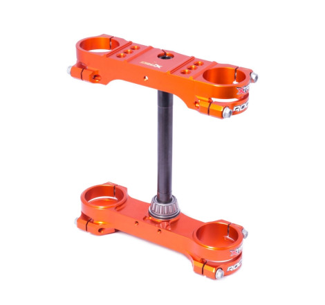 Té de fourche XTRIG ROCS Tech Offset 14mm PHDS orange KTM SX85 2013 à 2023