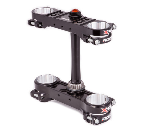 Té de fourche XTRIG ROCS Tech noir déport 22mm 125/250/350/450 SX/TC/MC/SX-F/FC/MC-F