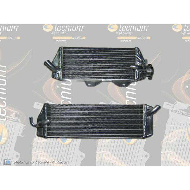 Radiateur gauche TECNIUM Oversize - Kawasaki KX450F 2016 à 2022